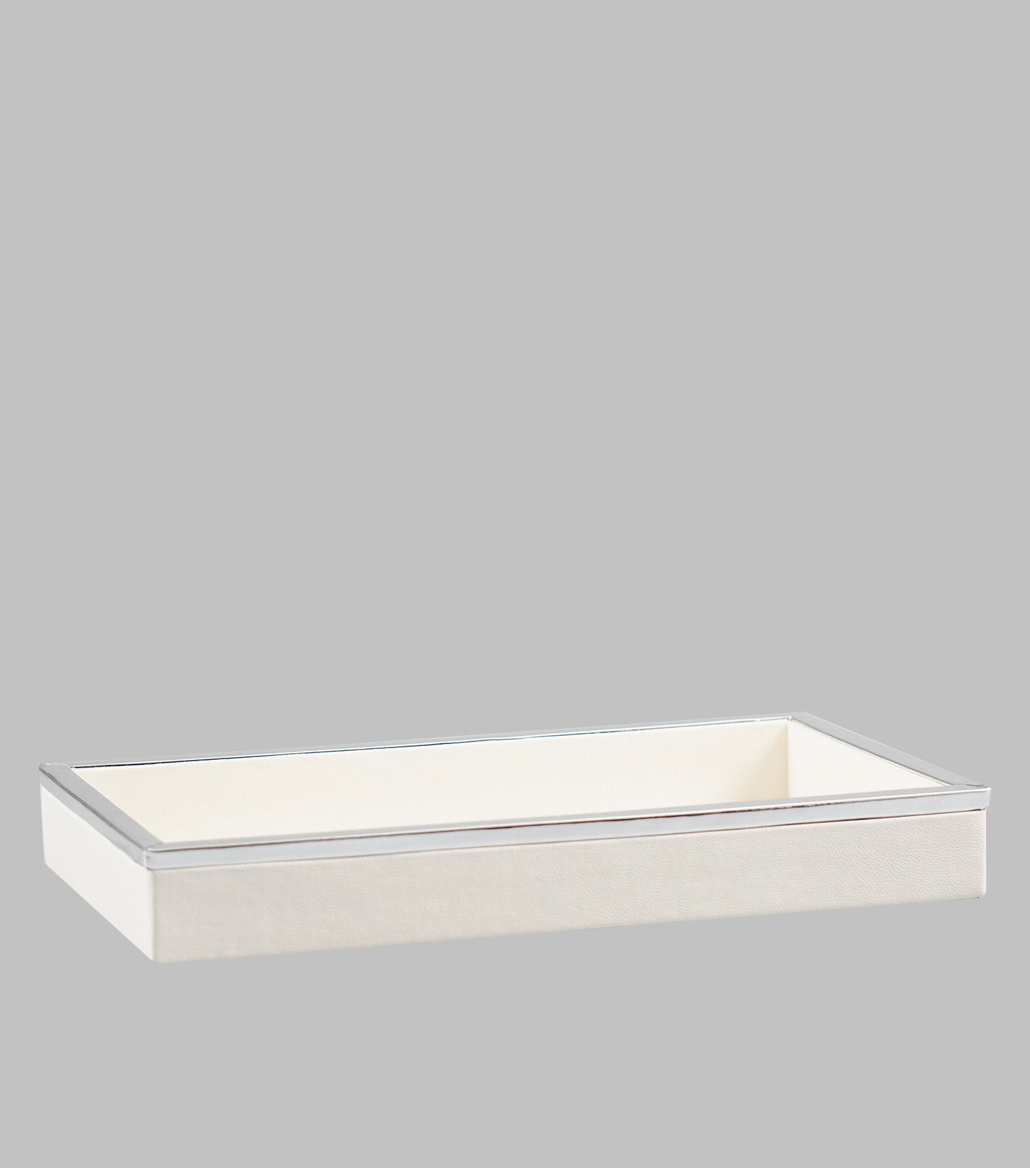 Spectrum Clear Towel Tray White