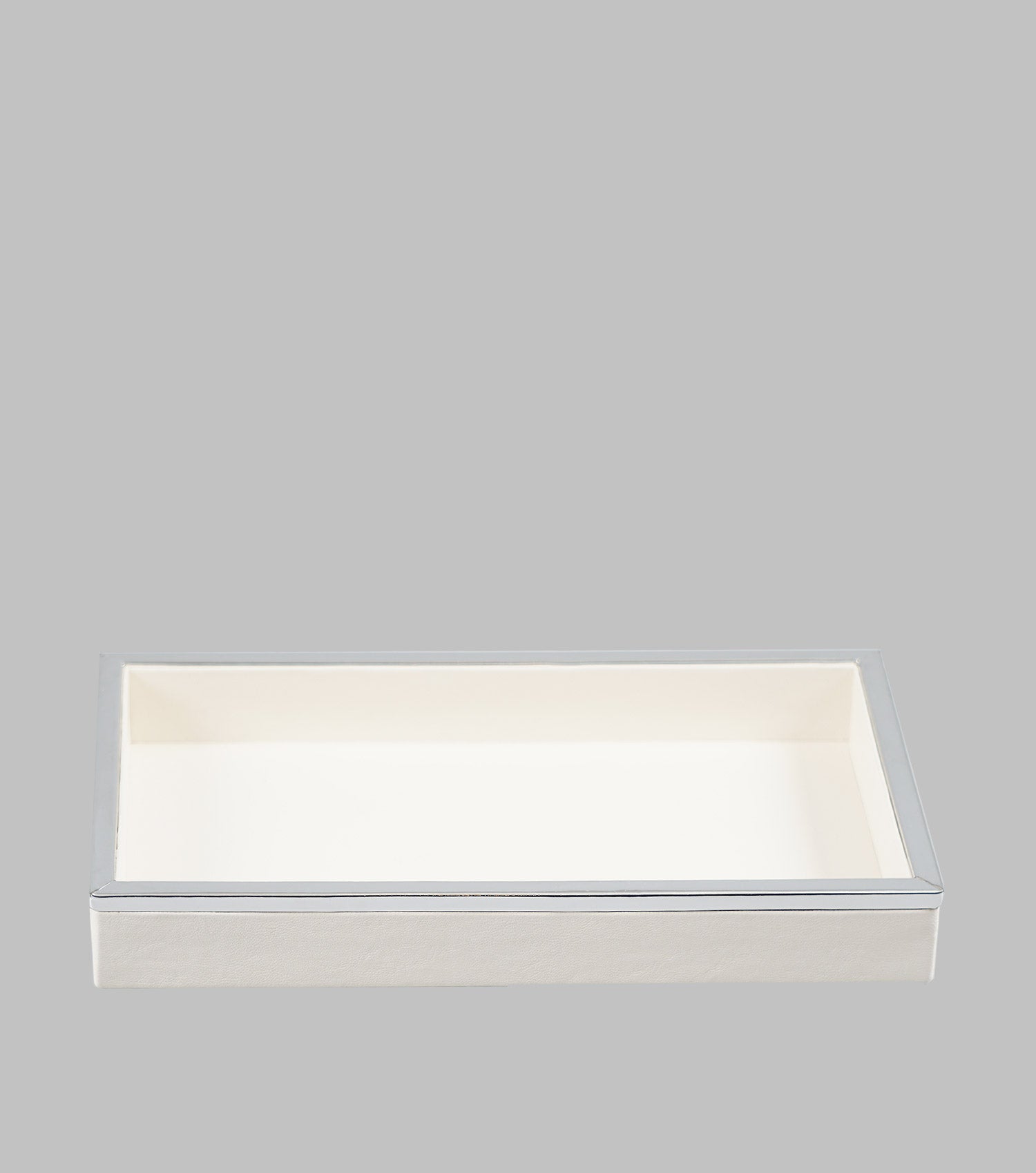 Spectrum Clear Towel Tray White