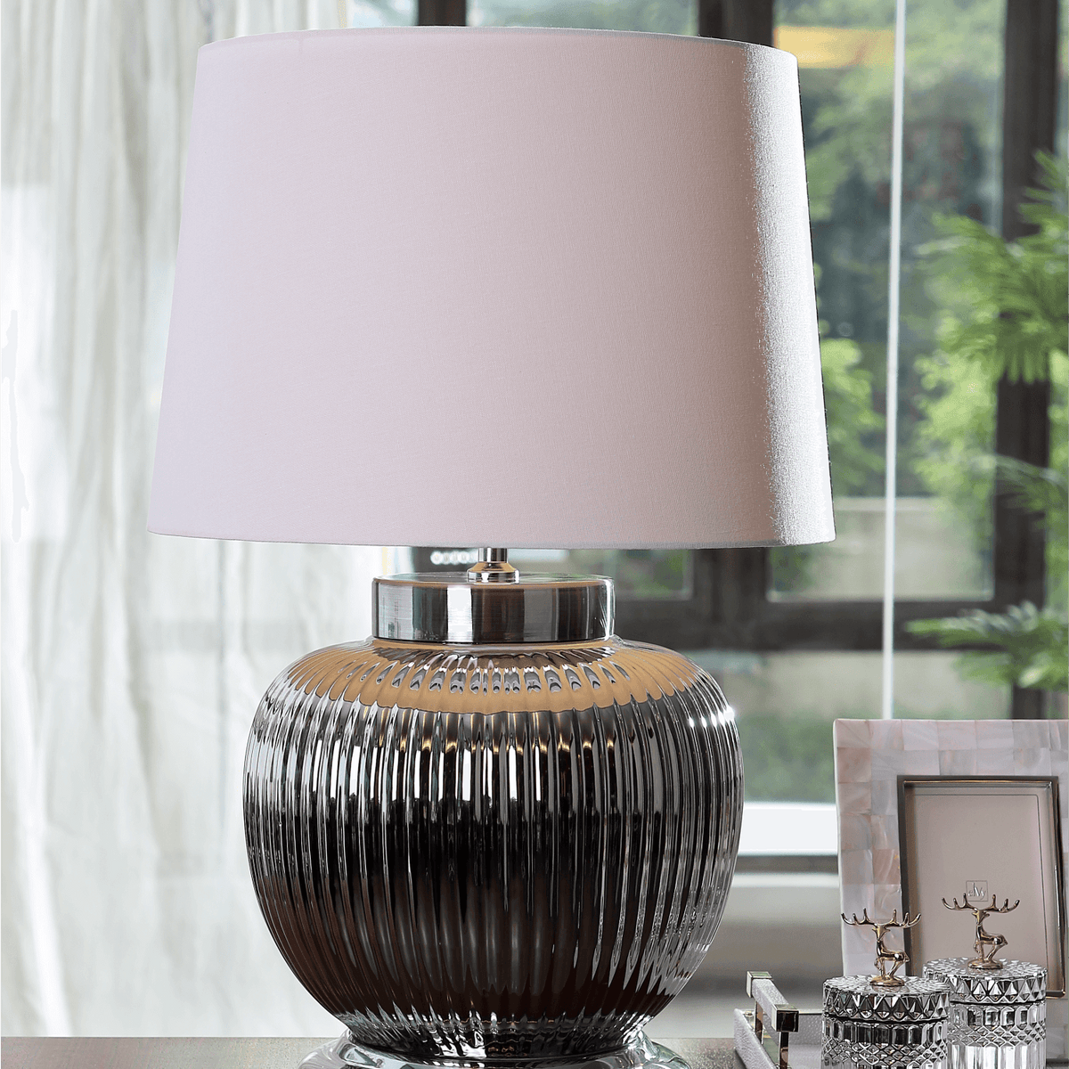 Berkley Silver Lamp