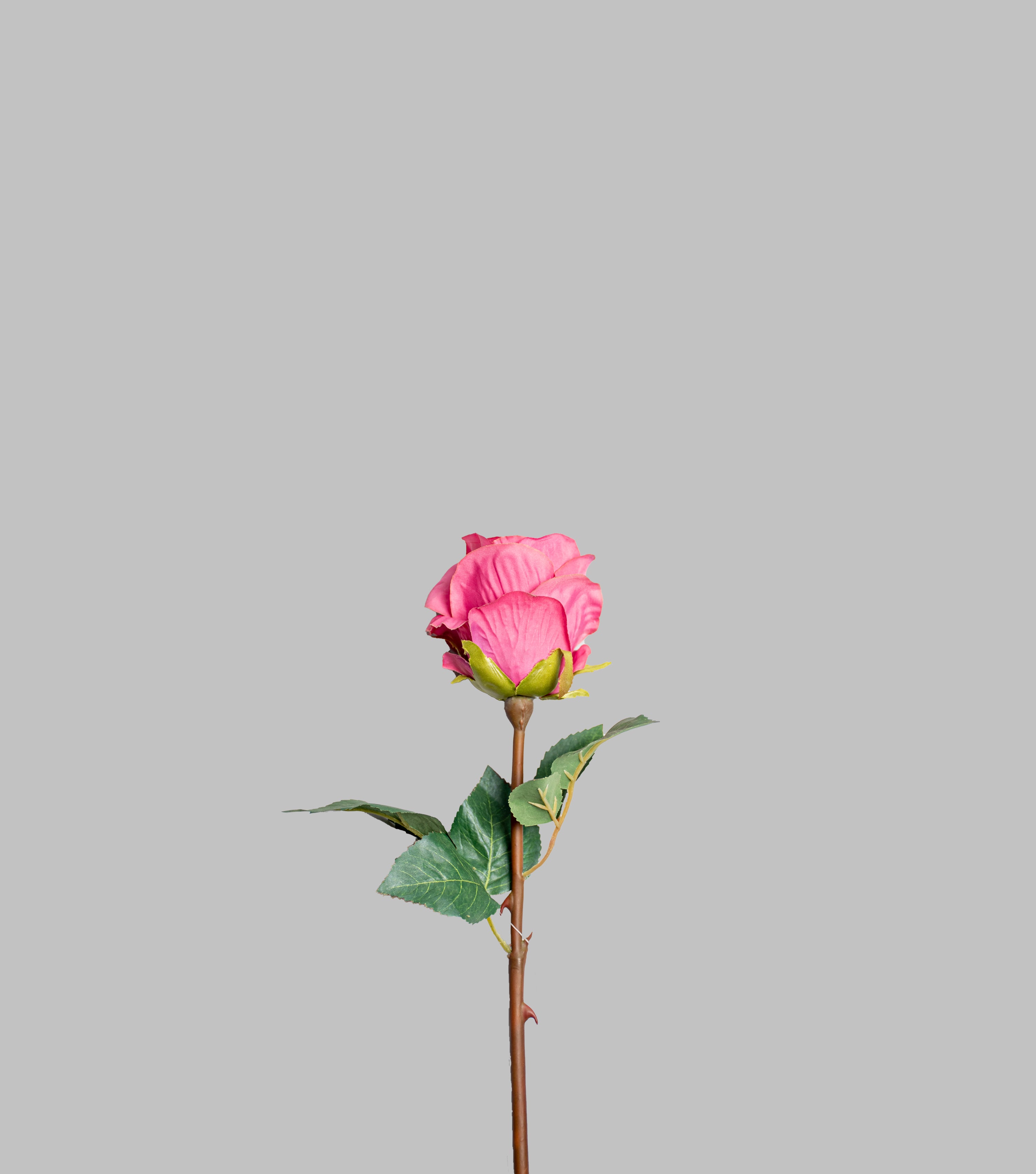 Dark Pink Rose 15.75"