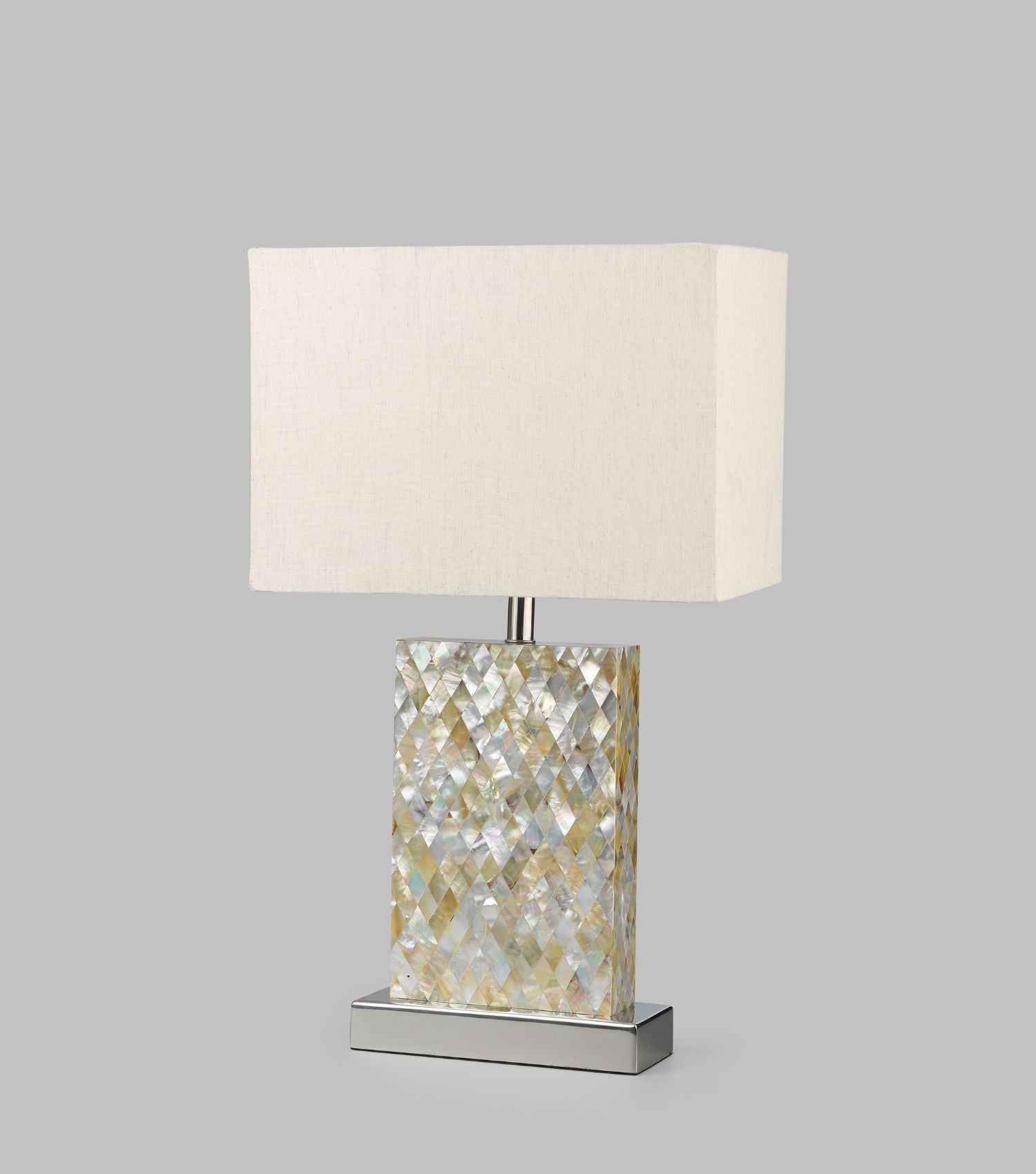 Diamond MOP Lamp with shade