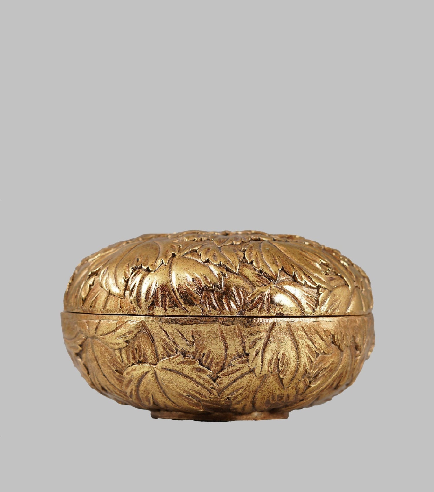 Empress Round Gold Box
