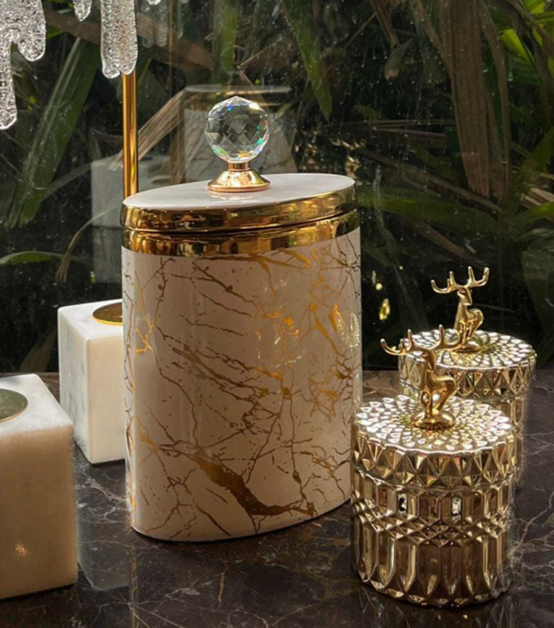 Urban chic canister white - Elvy Lifestyle