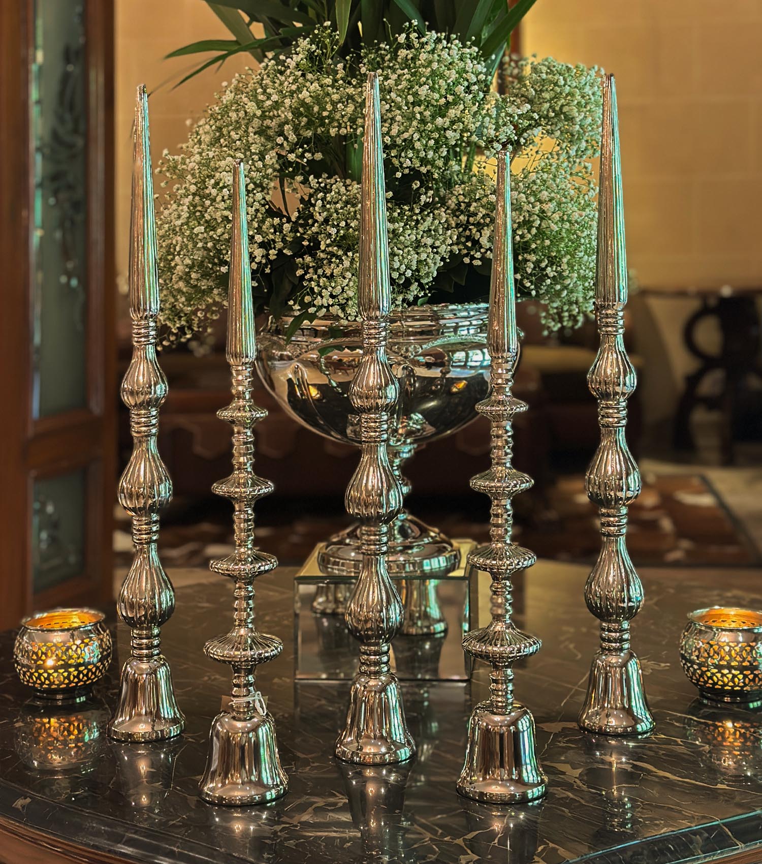The Majestique Minaret Small - Silver