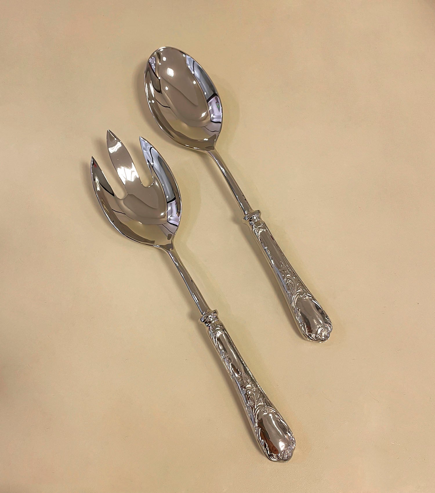 Platina Salad Server set of 2