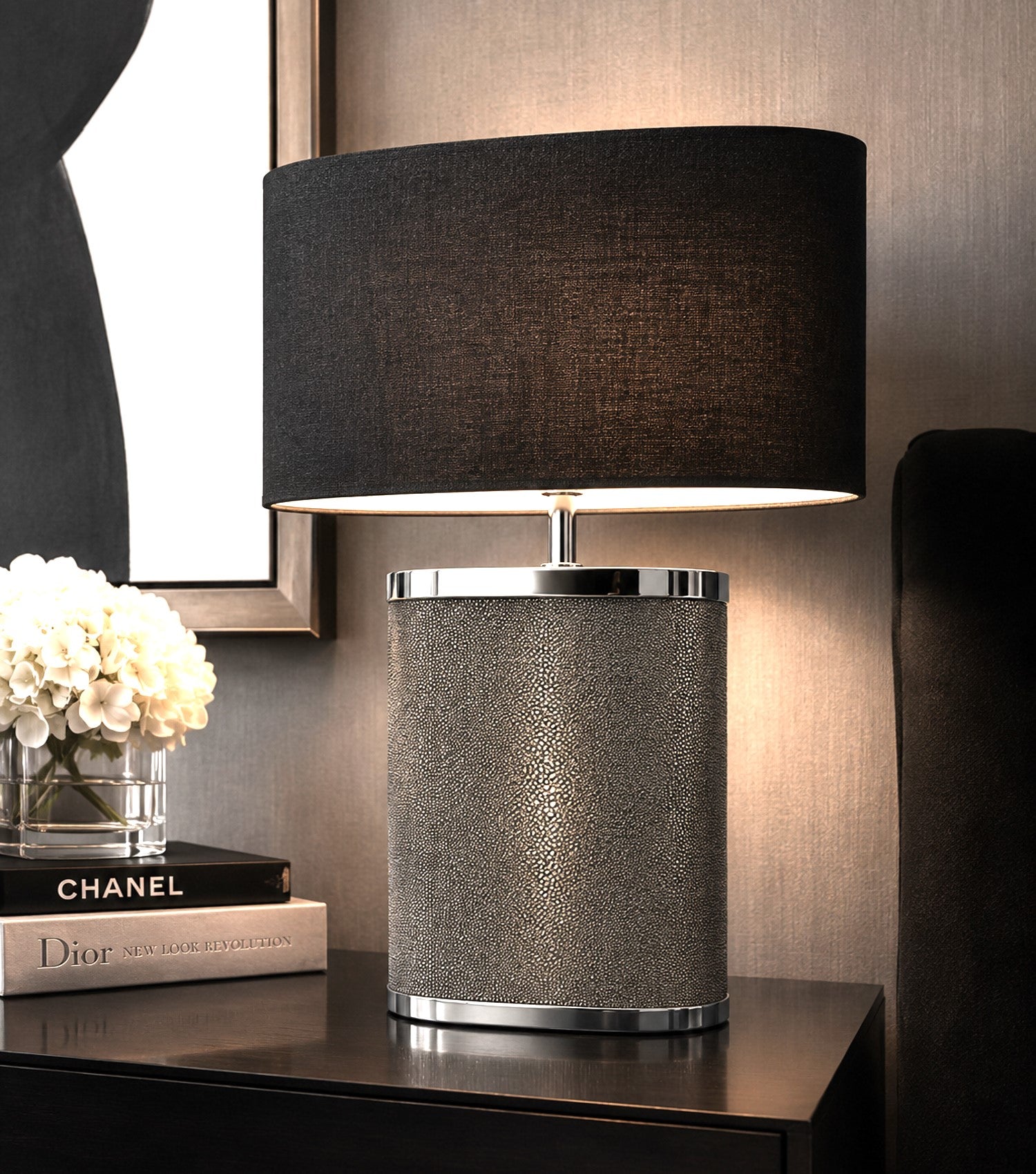 Stingray Table Lamp - Sage Grey