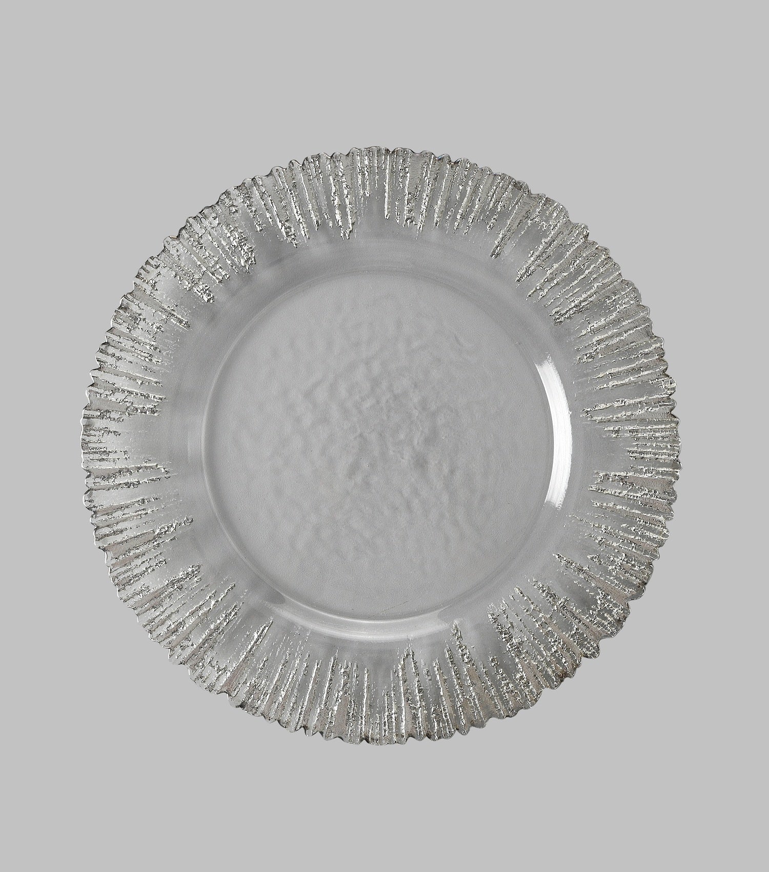 Atlas Charger Plate Silver